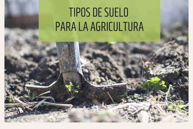 Qué tipo de suelo es apto para la agricultura