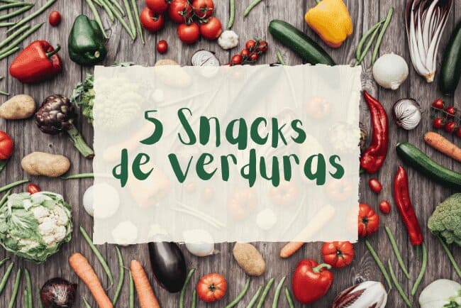 5 snacks de verduras rápidos y saludables