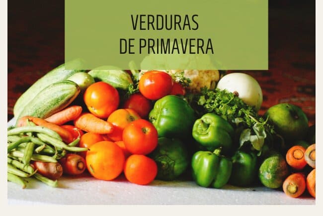 Verduras y hortalizas de primavera