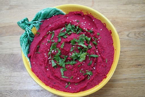 Hummus de remolacha hummus de remolacha