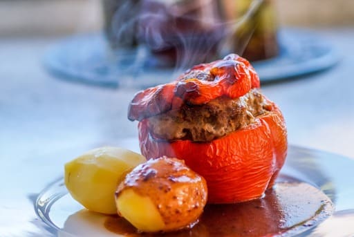 Pimiento relleno de carne molida receta con pimientos rellenos de carne