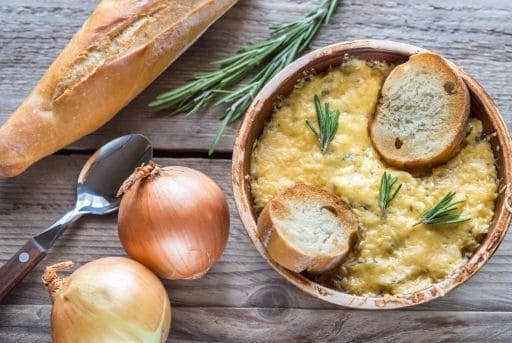 Sopa de cebolla comidas de cuchara