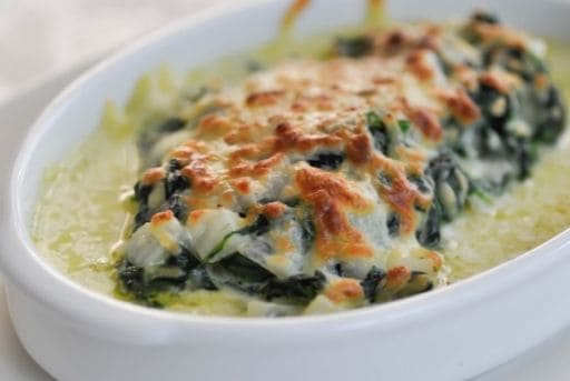 espinacas a la crema